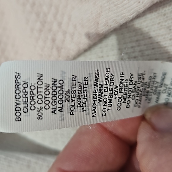 Adidas hoddie size large color soft pink full zip - Picture 7 of 7